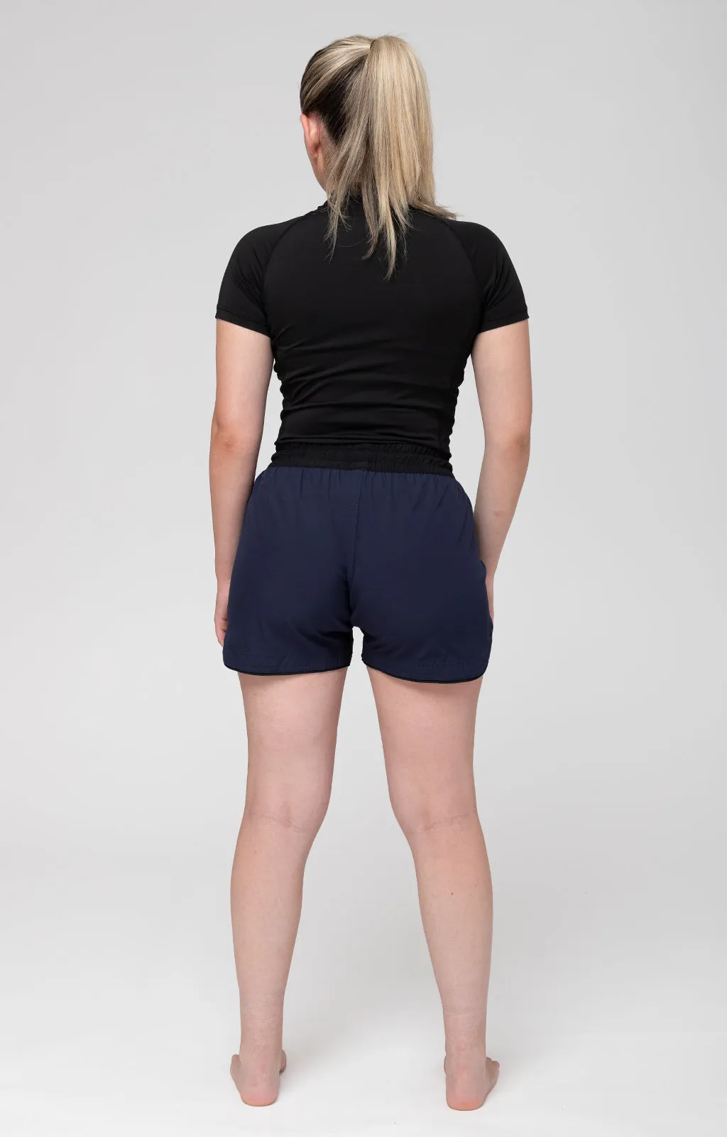 93brand Standard Issue Grappling Shorts Women's 2PACK - Black/Midnight & French Navy