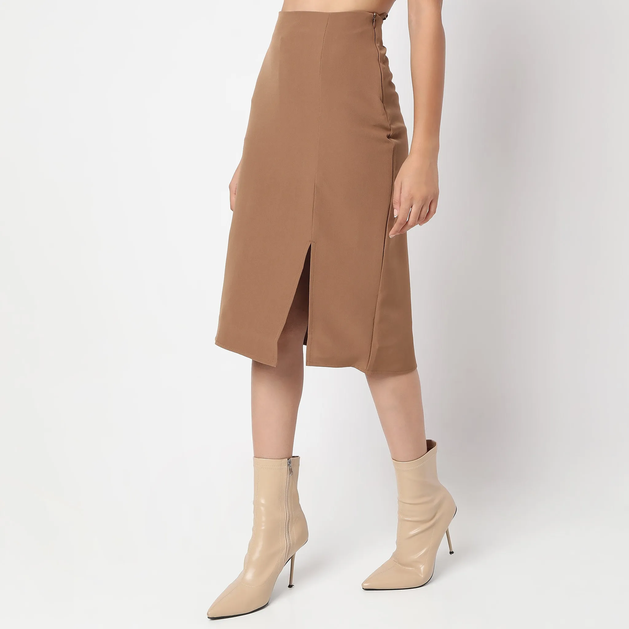 A-Line High Rise Skirt