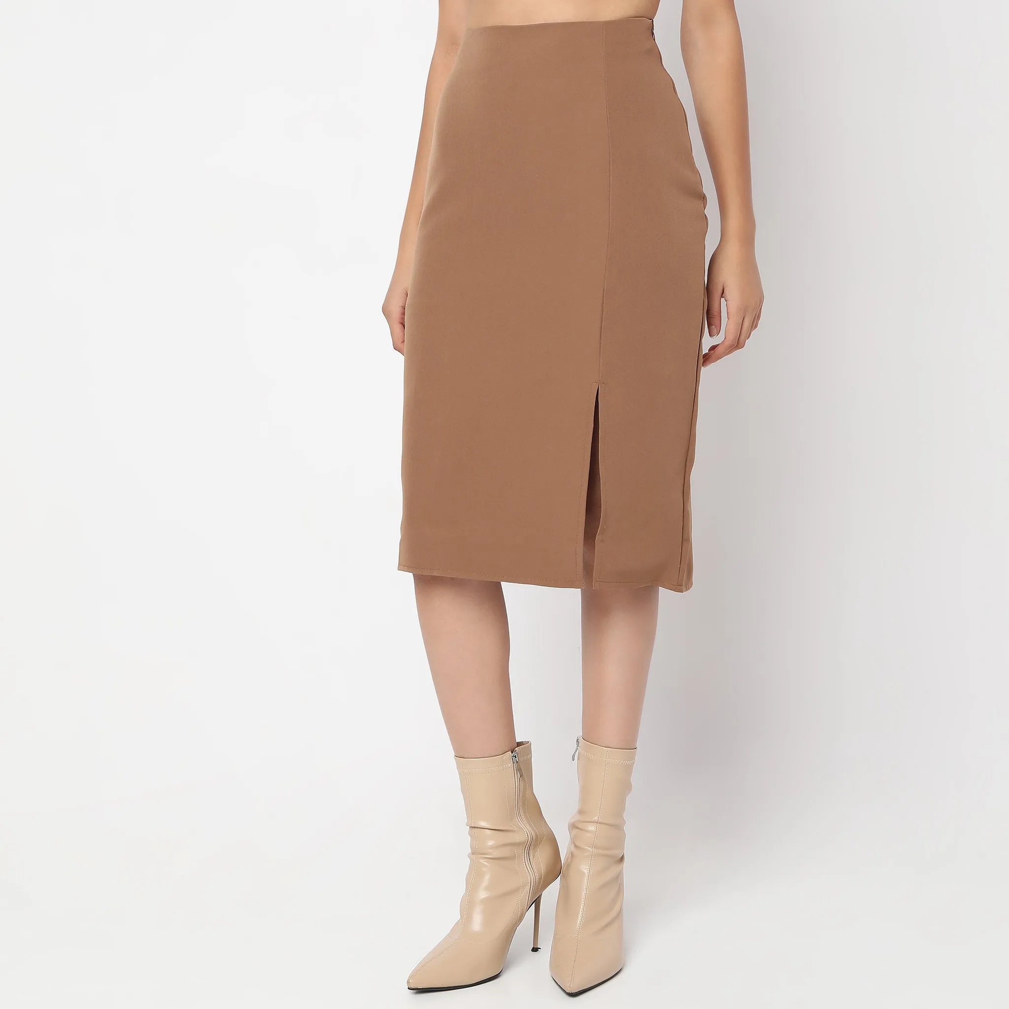 A-Line High Rise Skirt