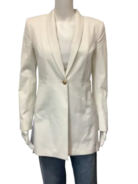 Alice   Olivia Jacket Lapel Collar Hi-Lo Hem Blazer Size 6