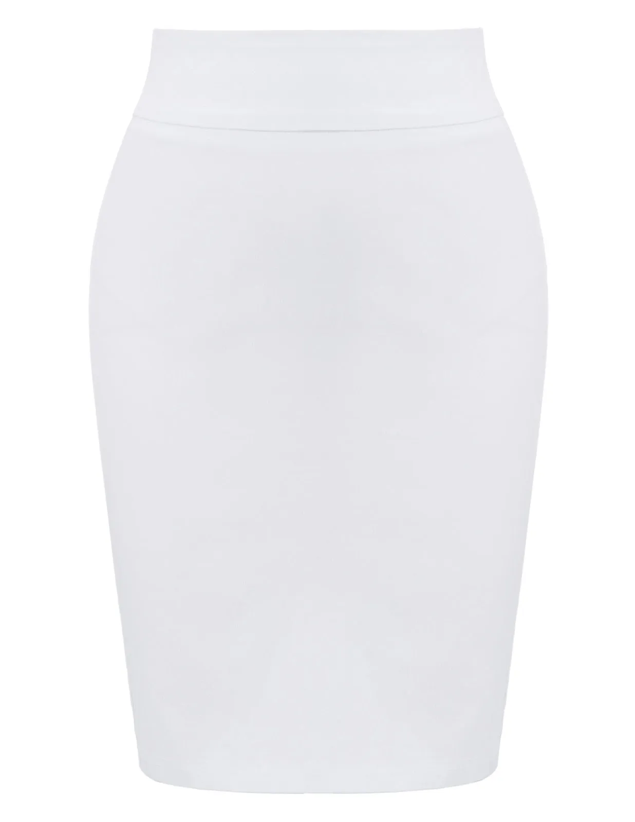 Back Split Pencil Skirt High Waist Hips-Wrapped High Stretchy