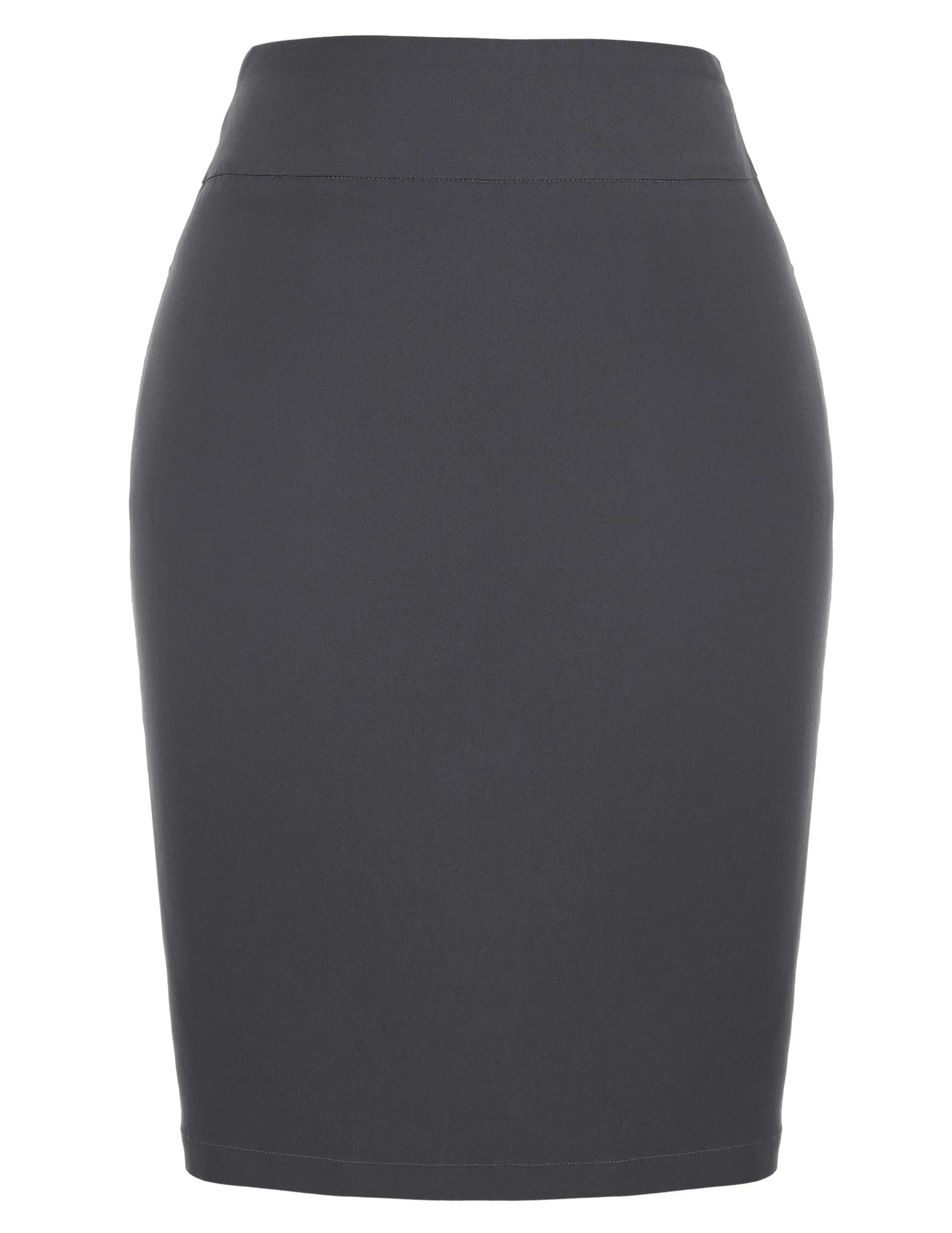 Back Split Pencil Skirt High Waist Hips-Wrapped High Stretchy