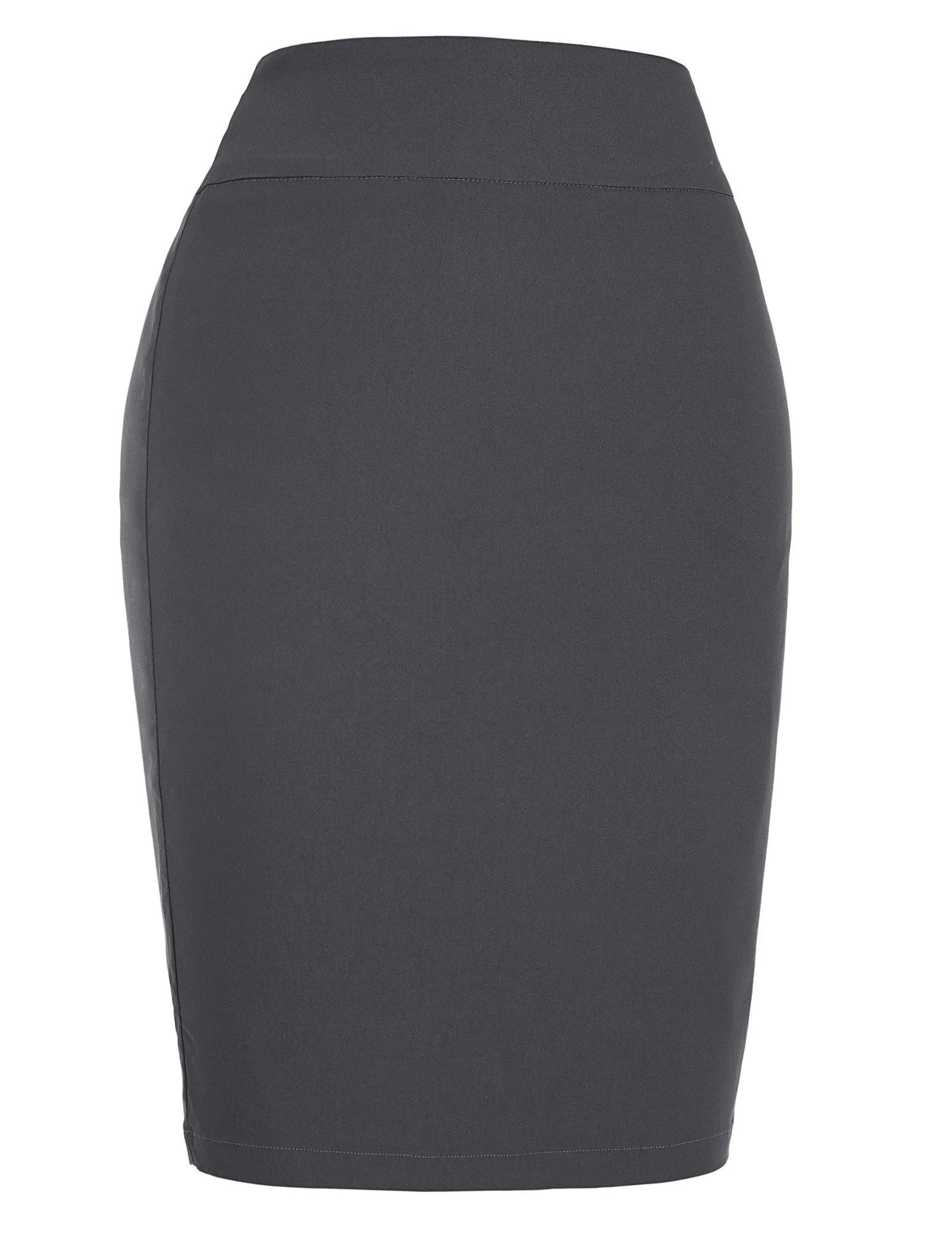 Back Split Pencil Skirt High Waist Hips-Wrapped High Stretchy