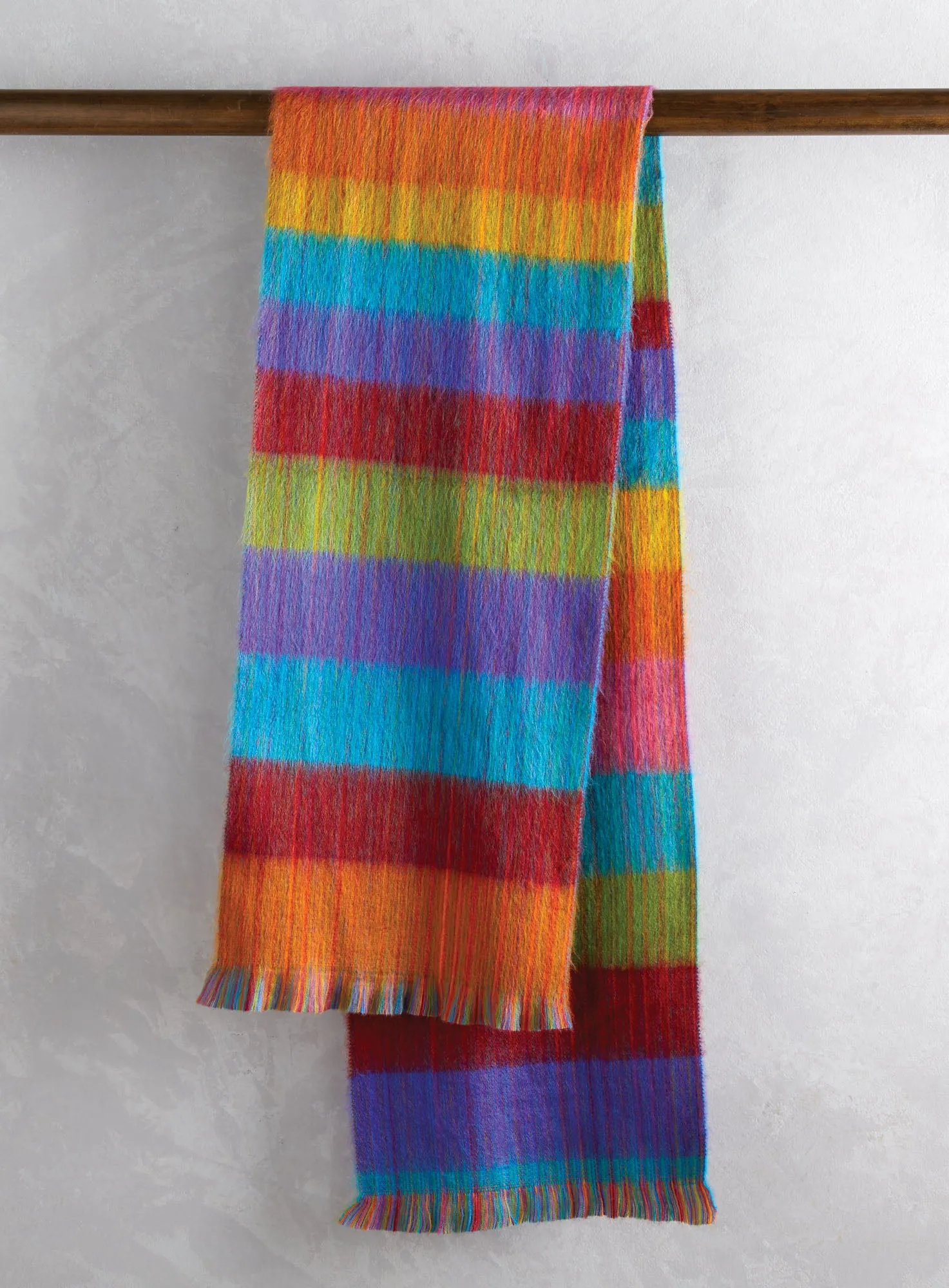 Bars and Stripes Fleece Scarf