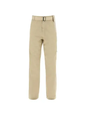 Belted Cotton Pants