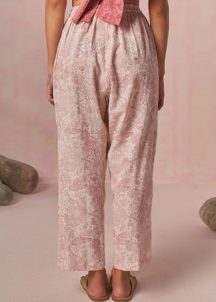 Coral Relaxed Trousers