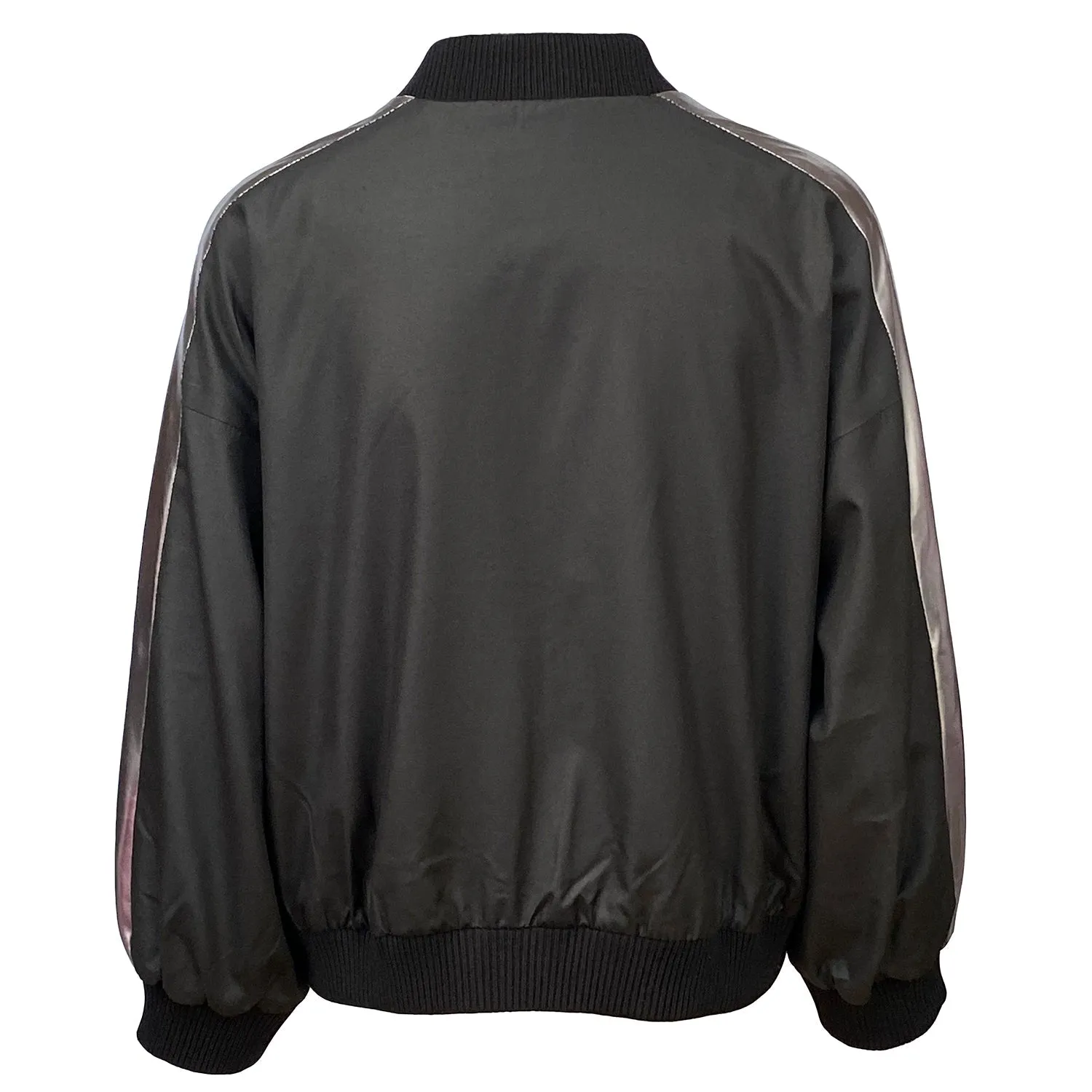 Courtney - Prep Jacket W/ Silver Side Panel