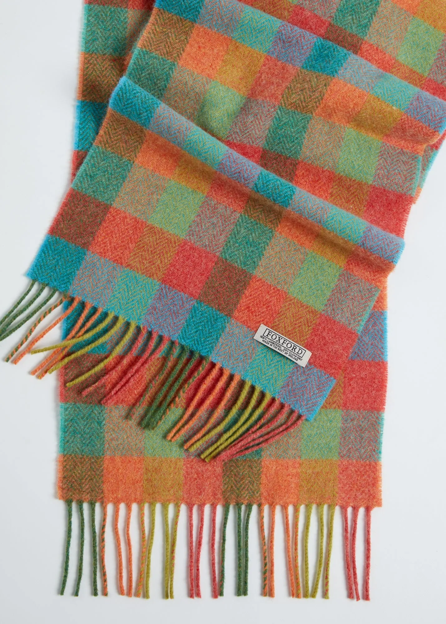 Foxford Lambswool Scarf | Multi-Colour