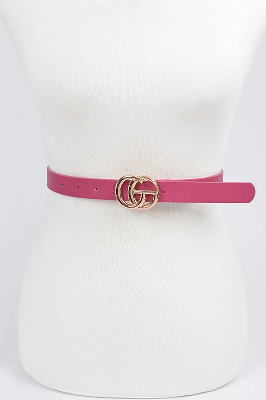 Fuchsia Simple Belt