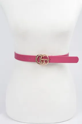 Fuchsia Simple Belt