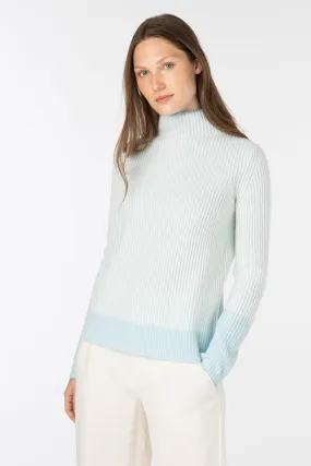 Kinross | 100% Cashmere | Plaited Funnel Neck Sweater | Women's