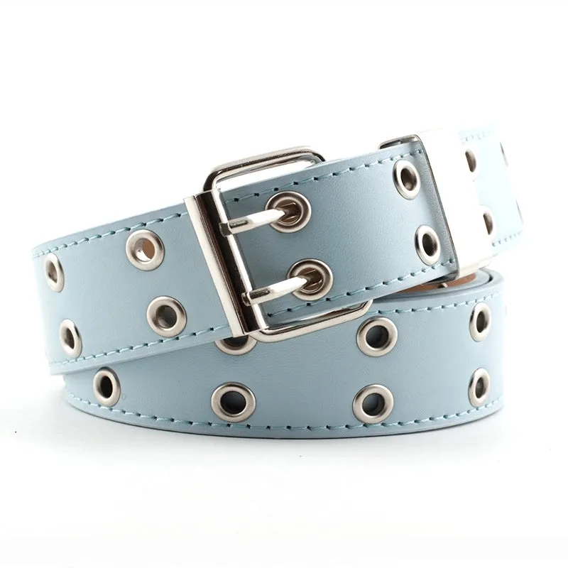 Korean Simple New Punk Style Double Exhaust Eye Belt  Jeans Fashion Chain Belt  Wholesale