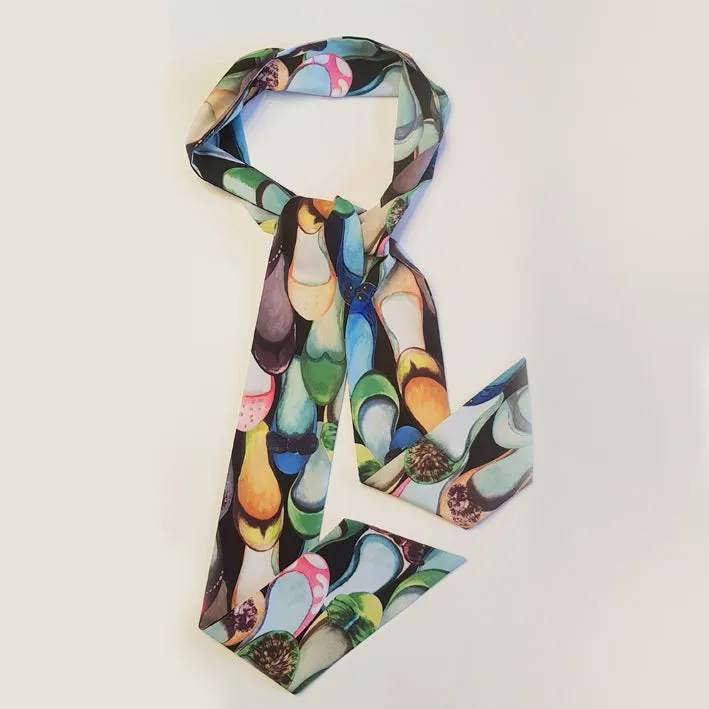 Le Foulart Multi-functional Scarf Ballerina Print