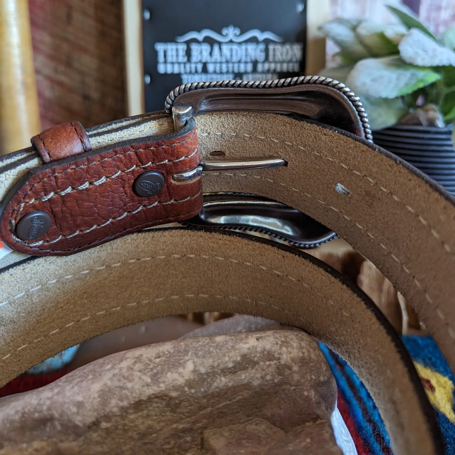 Leather Belt, the "Sheridan" by Justin C13635