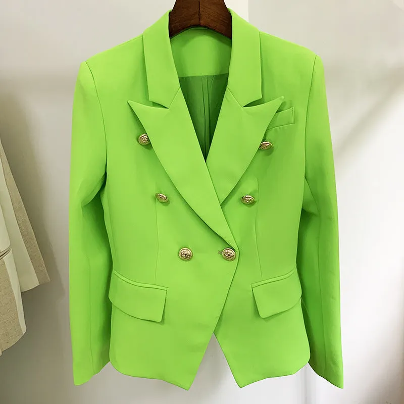 'Leosoxs' Green & Yellow Blazer