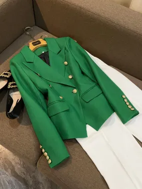 'Leosoxs' Green & Yellow Blazer