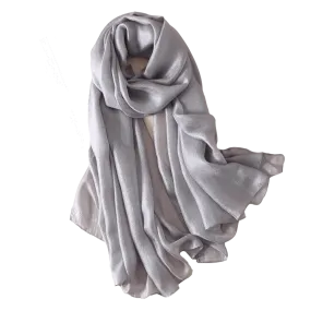 Light Grey Fashion Scarf