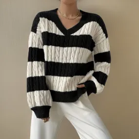 Long-sleeved casual sweater