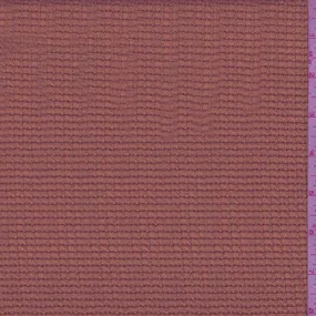 Mahogany Waffle Knit Fabric