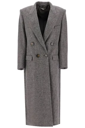 MAXI TWEED COAT IN