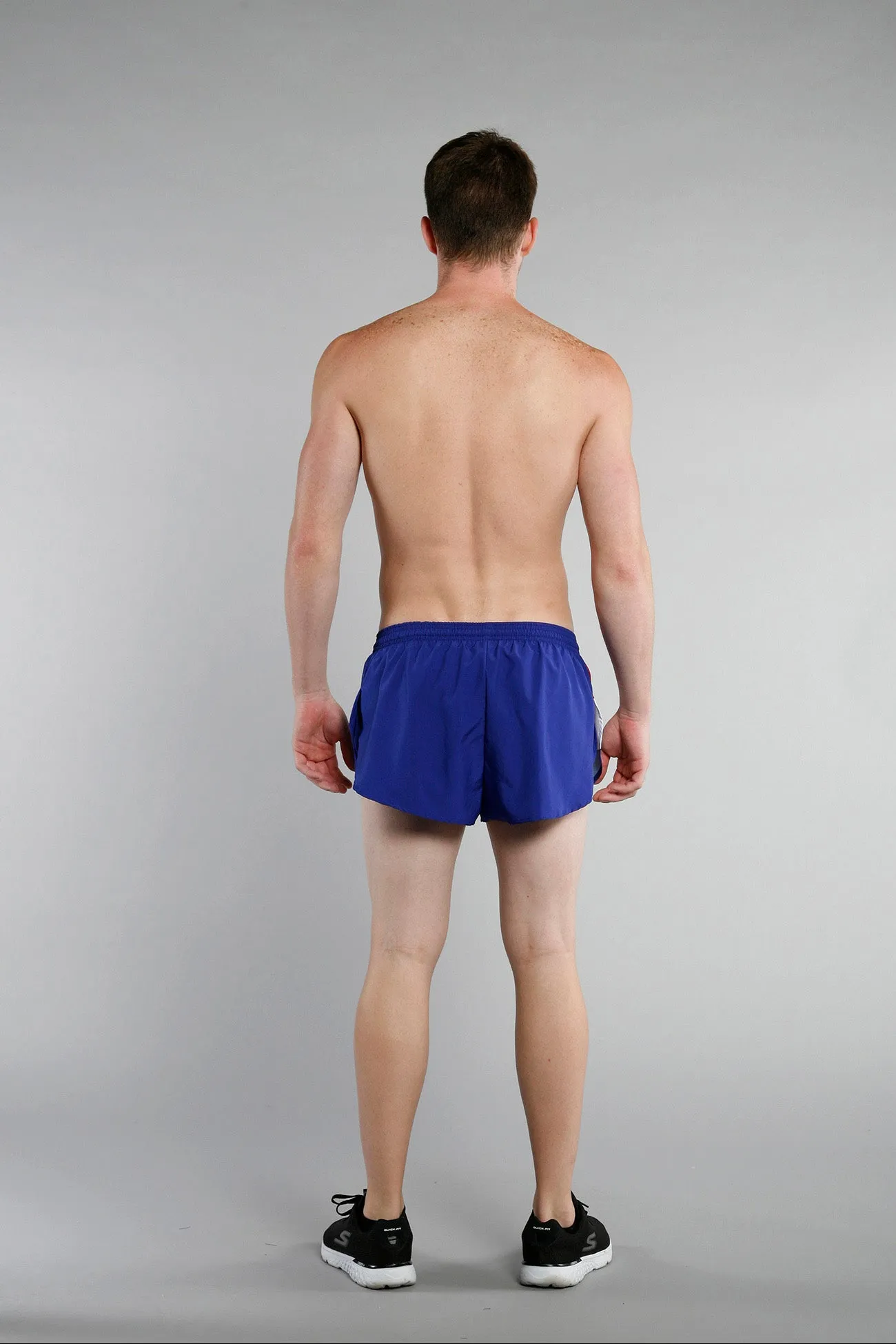 Men's 1" Elite Split Shorts- Croatia