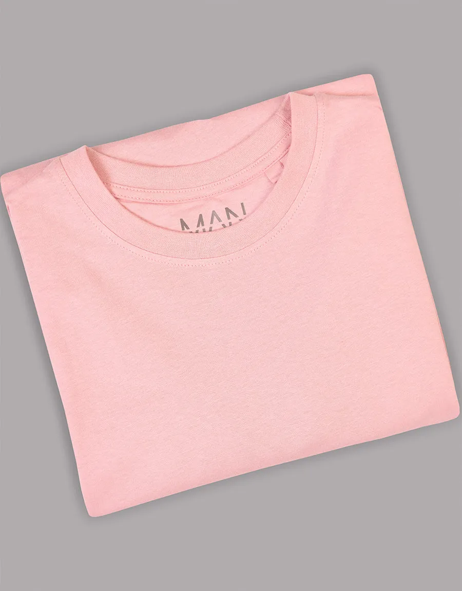 Men's Plain T-Shirt - Pink