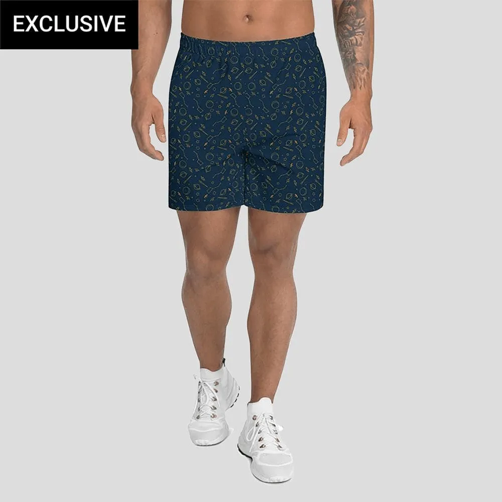 Minimal Space Athletic Shorts (POD)