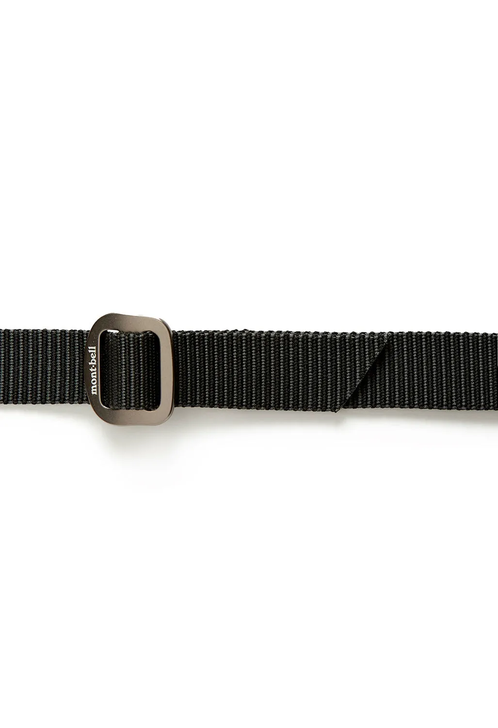 Montbell Aluminum Buckle Web Belt - Black