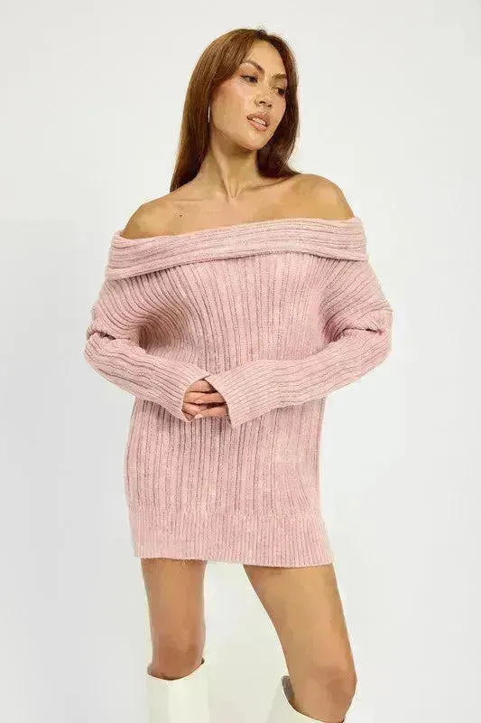 Oversized Off Shoulder Sweater