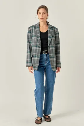 Plaid Blazer