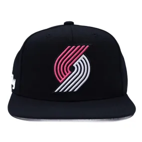 Portland Trail Blazers Mitchell & Ness Neon Tropical Snapback