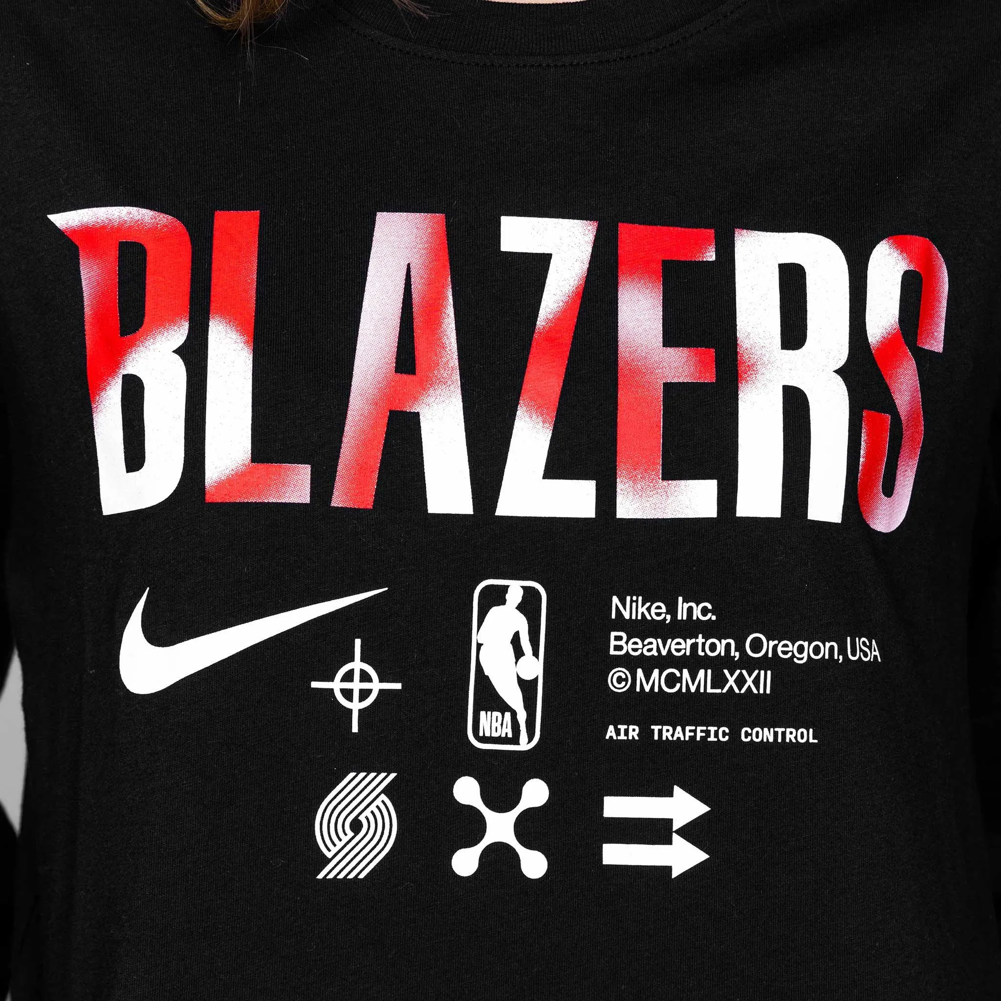 Portland Trail Blazers Nike Post Up Long Sleeved T-shirt