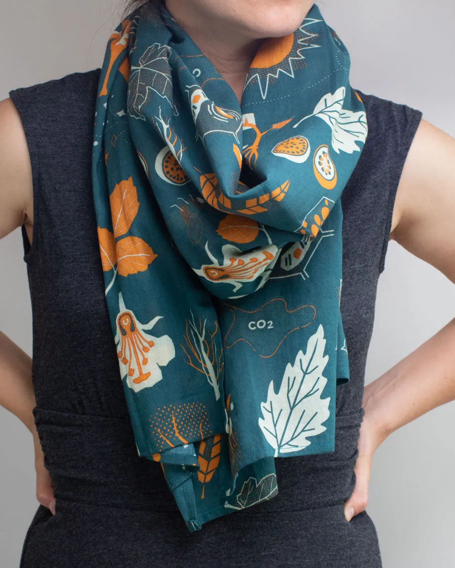 Retro Botany Scarf