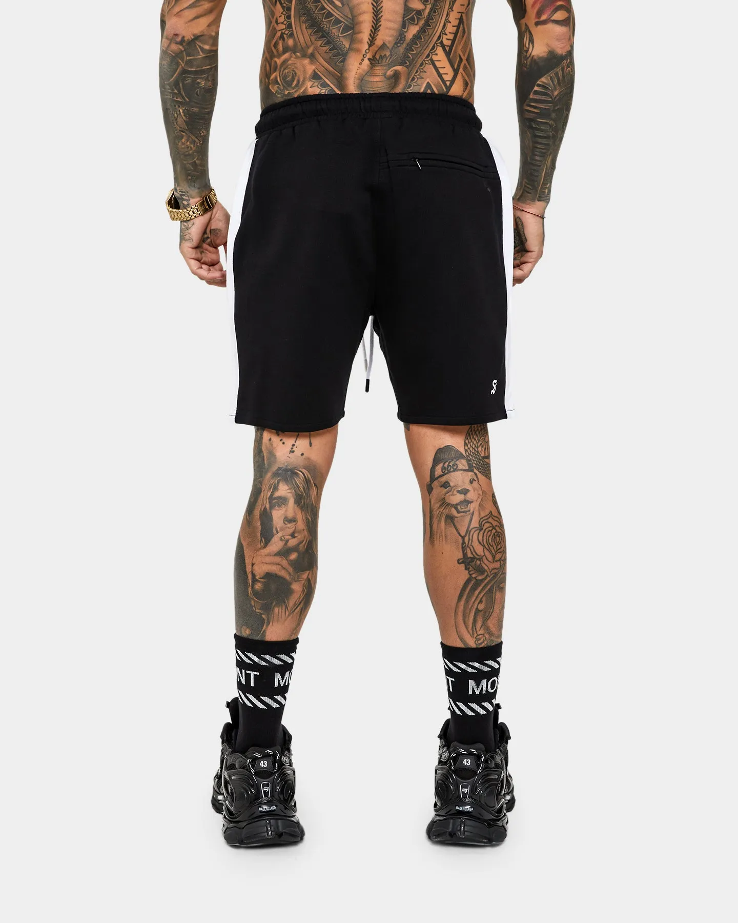 Saint Morta Minimal Sport Sweat Shorts Black