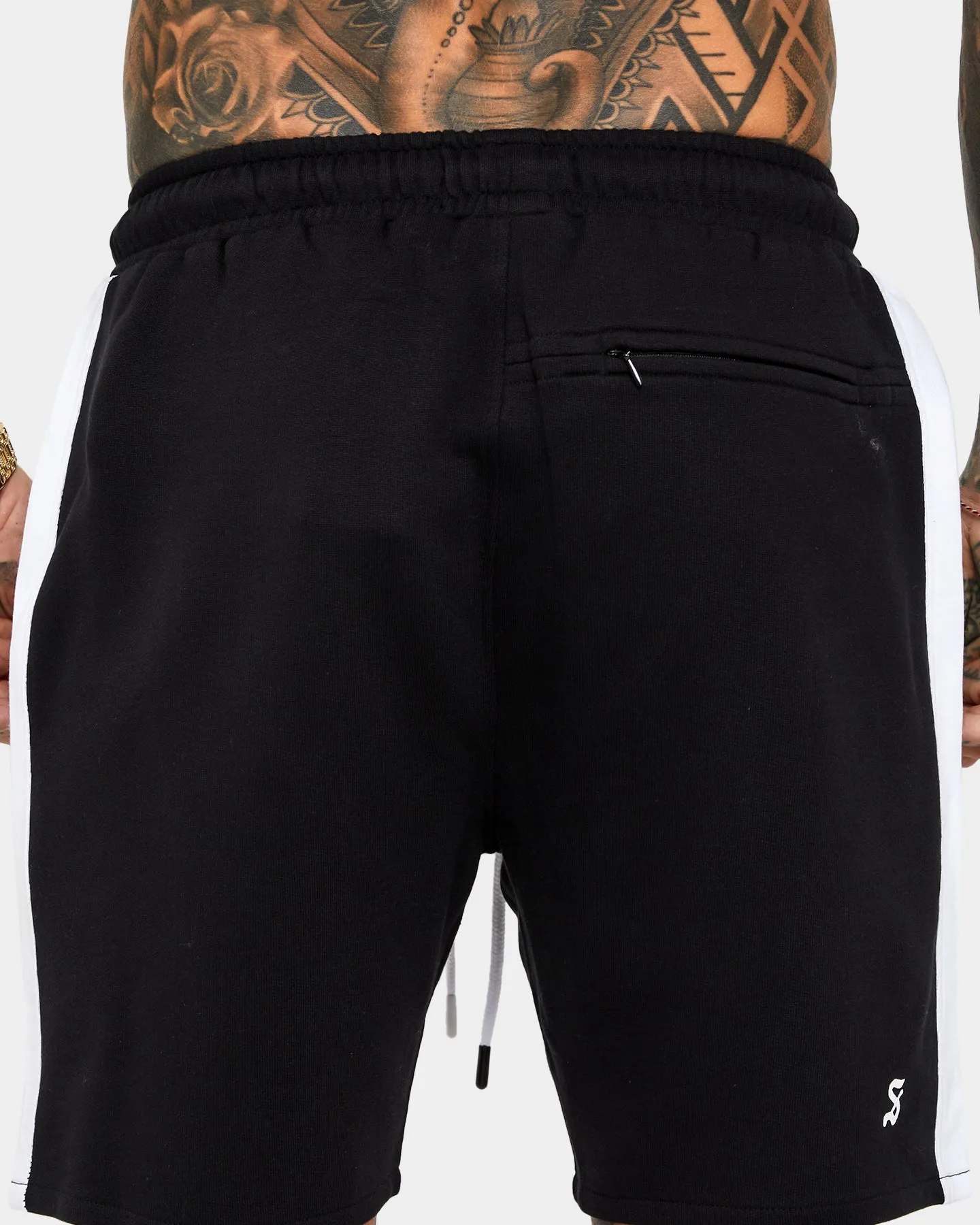 Saint Morta Minimal Sport Sweat Shorts Black