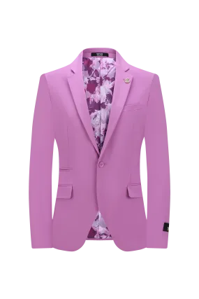 Sateen Blazer - Purple (1 Piece)