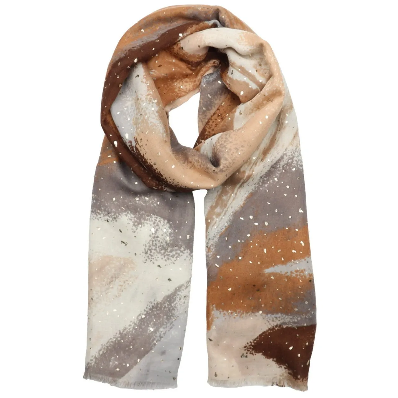 Scarf Cosmos Metallic Taupe