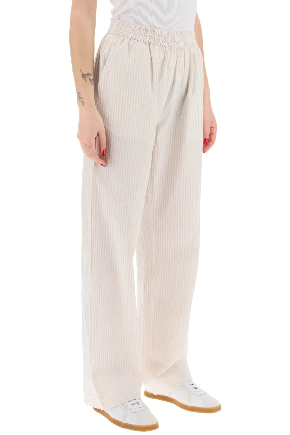 Skall Studio Organic Cotton Striped Claudia Pants