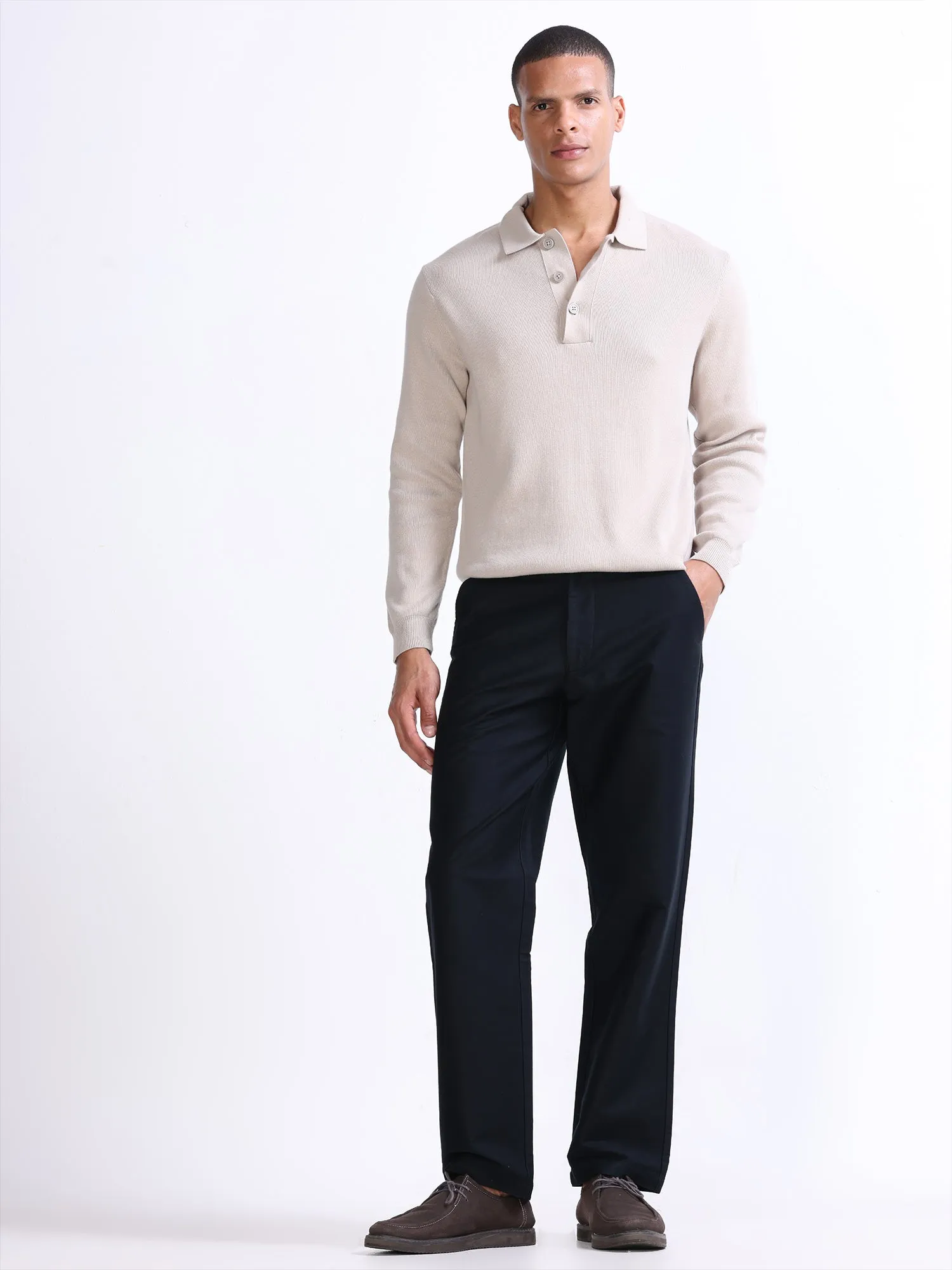 Soft Modal Navy Relaxed Pant