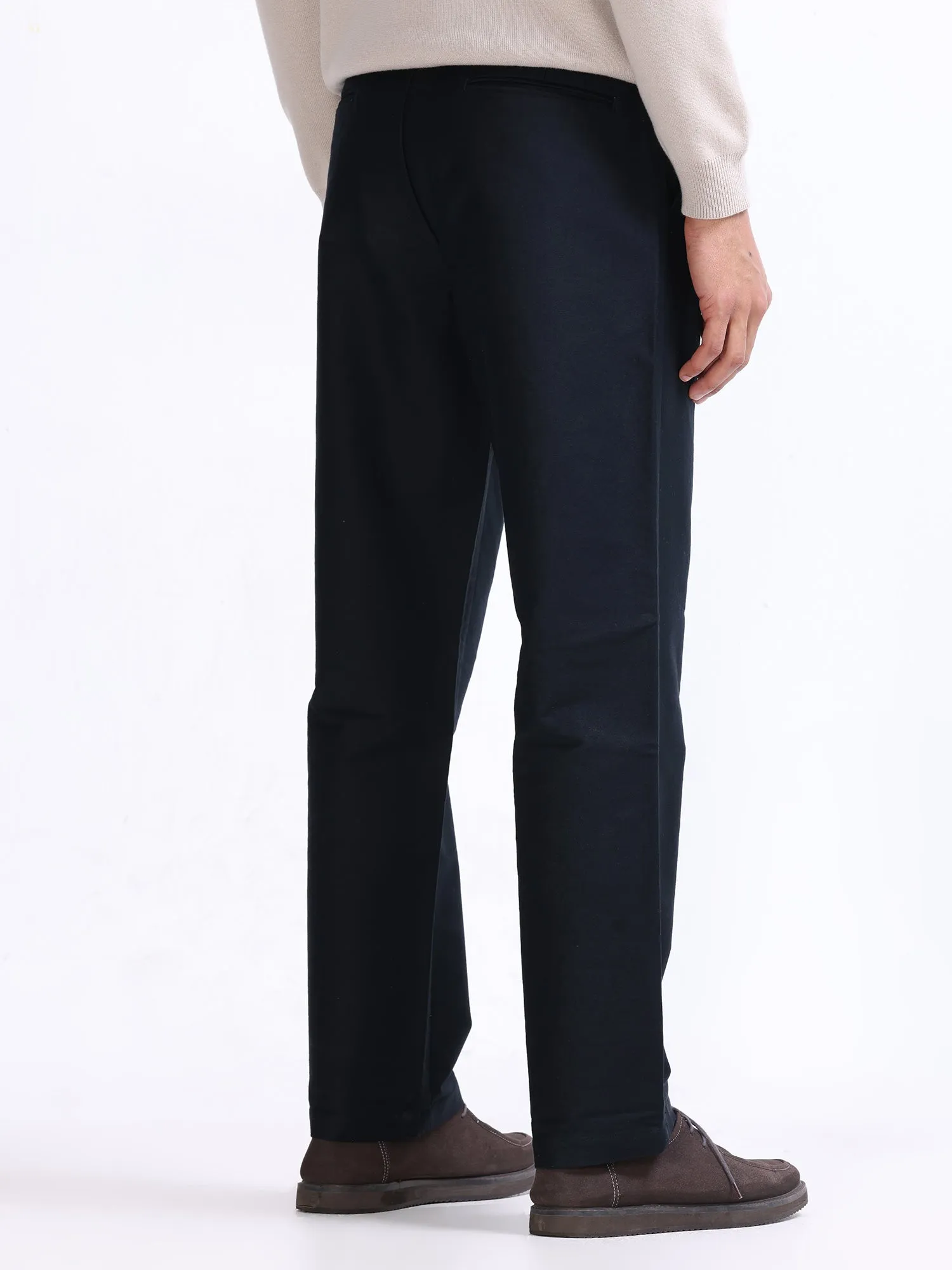 Soft Modal Navy Relaxed Pant