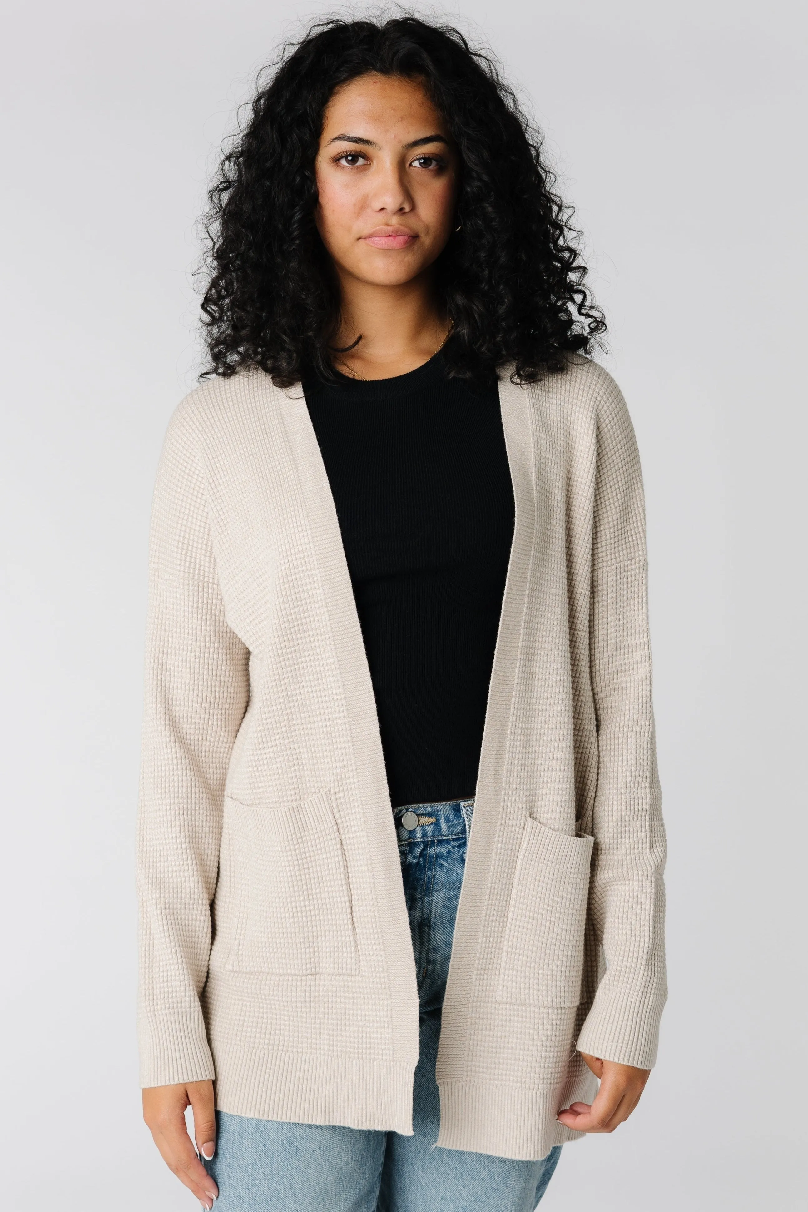 Soft Open Cardigan