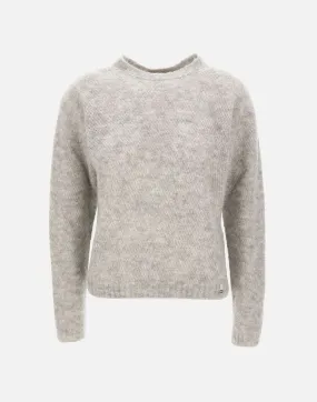 Soft Wool Alpaca Sweater Grey