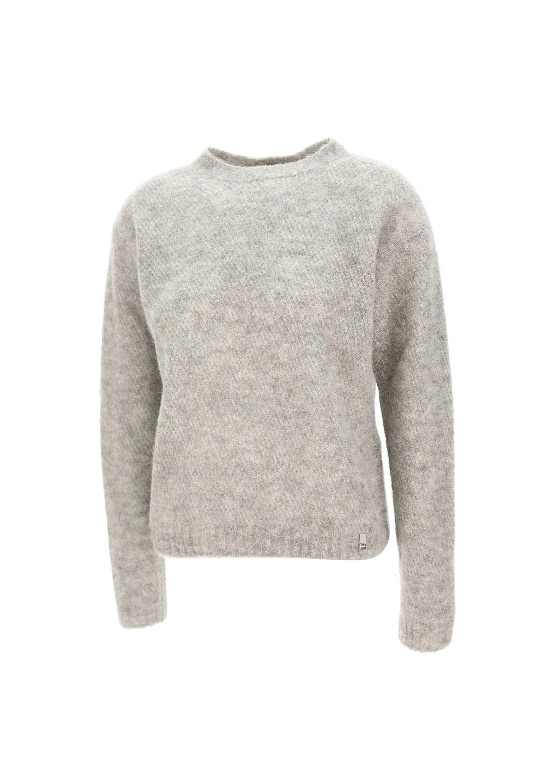 Soft Wool Alpaca Sweater Grey