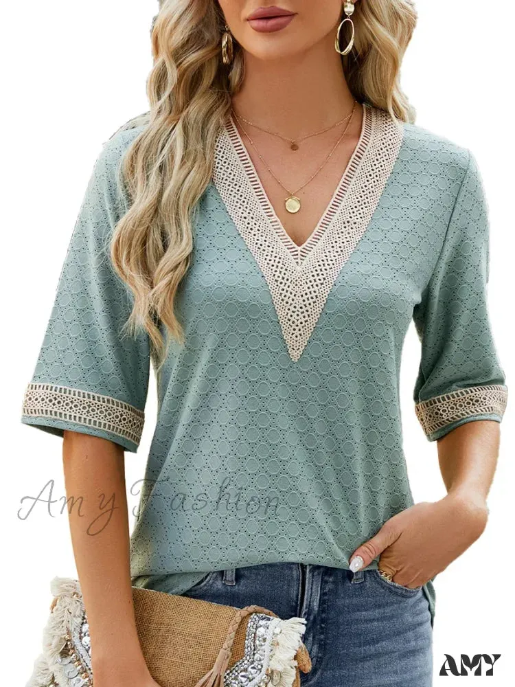 Solid Casual Oversized Elegant Youth Female Tops Blouses