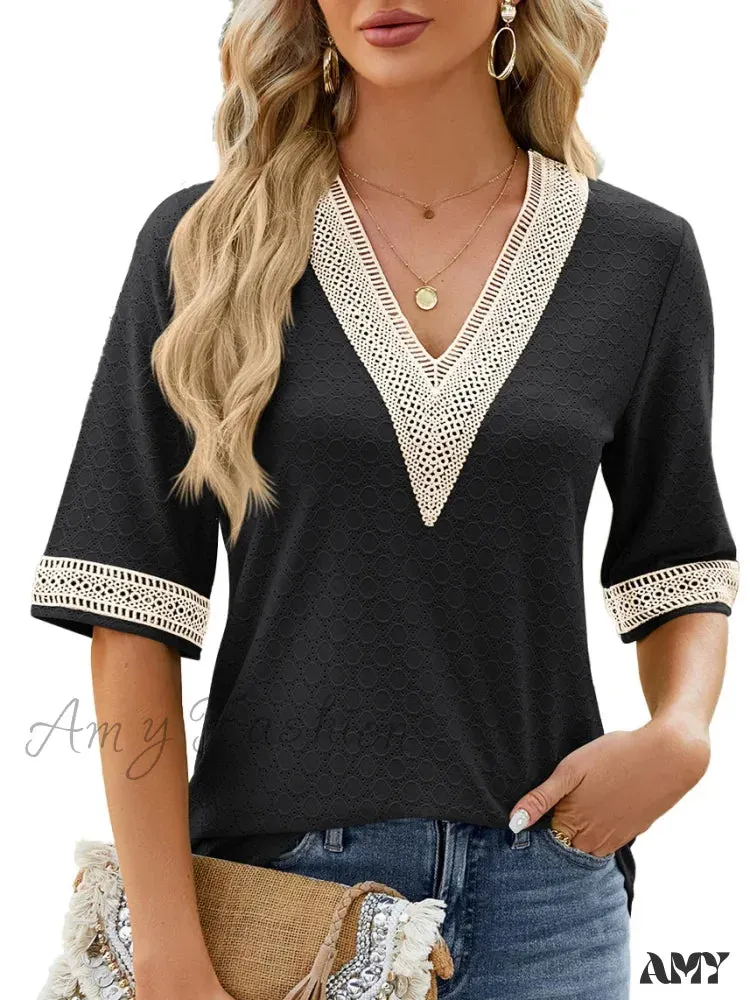 Solid Casual Oversized Elegant Youth Female Tops Blouses