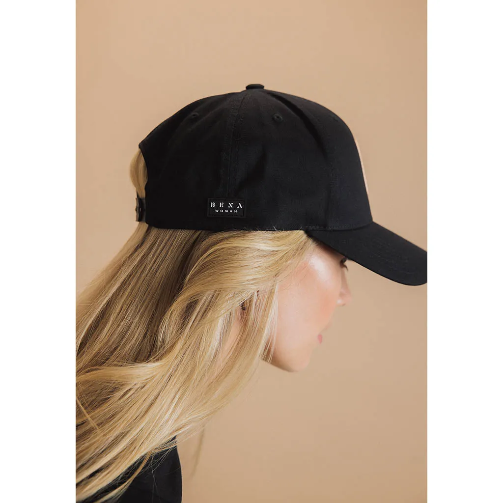 The BENA Cap | Black (structured)