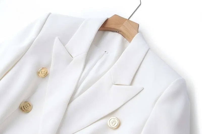 The Bey Long Sleeve Belted Blazer - Multiple Colors