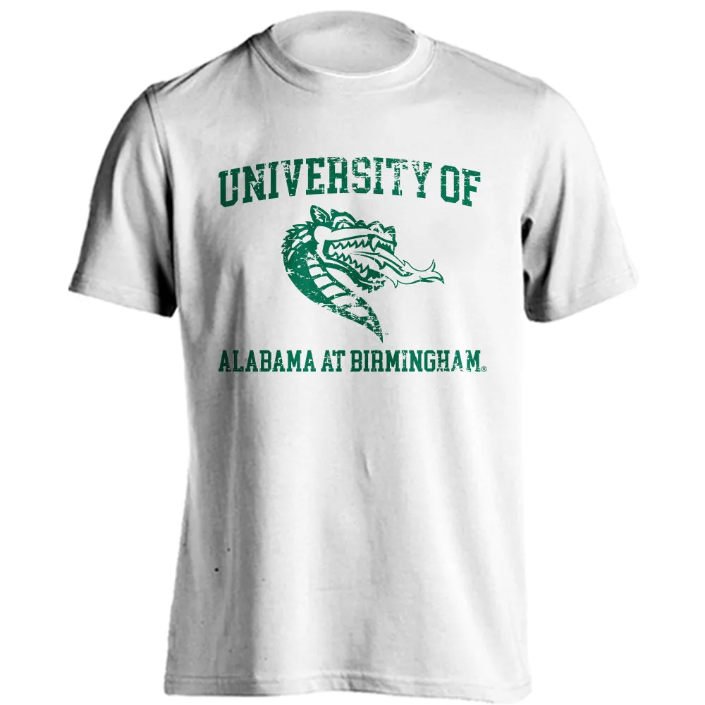 University of Alabama at Birmingham Blazers Retro Distressed Short Sleeve Tee