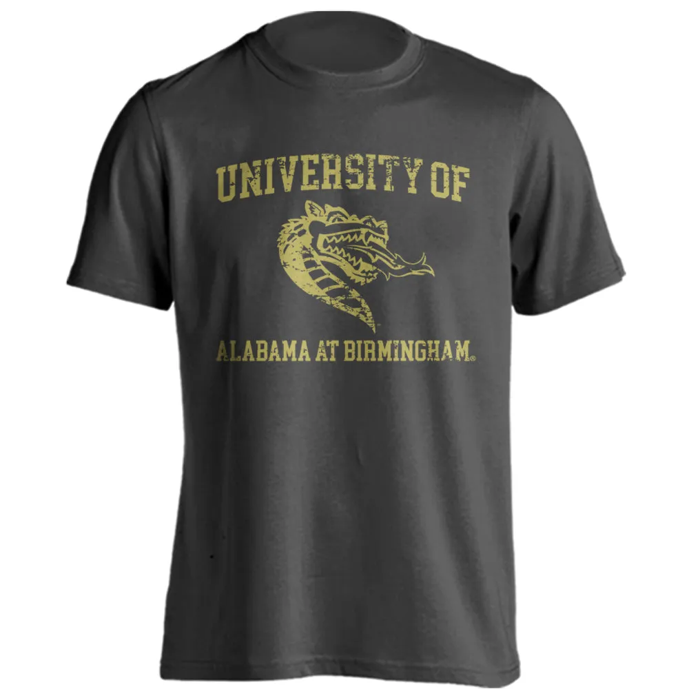 University of Alabama at Birmingham Blazers Retro Distressed Short Sleeve Tee