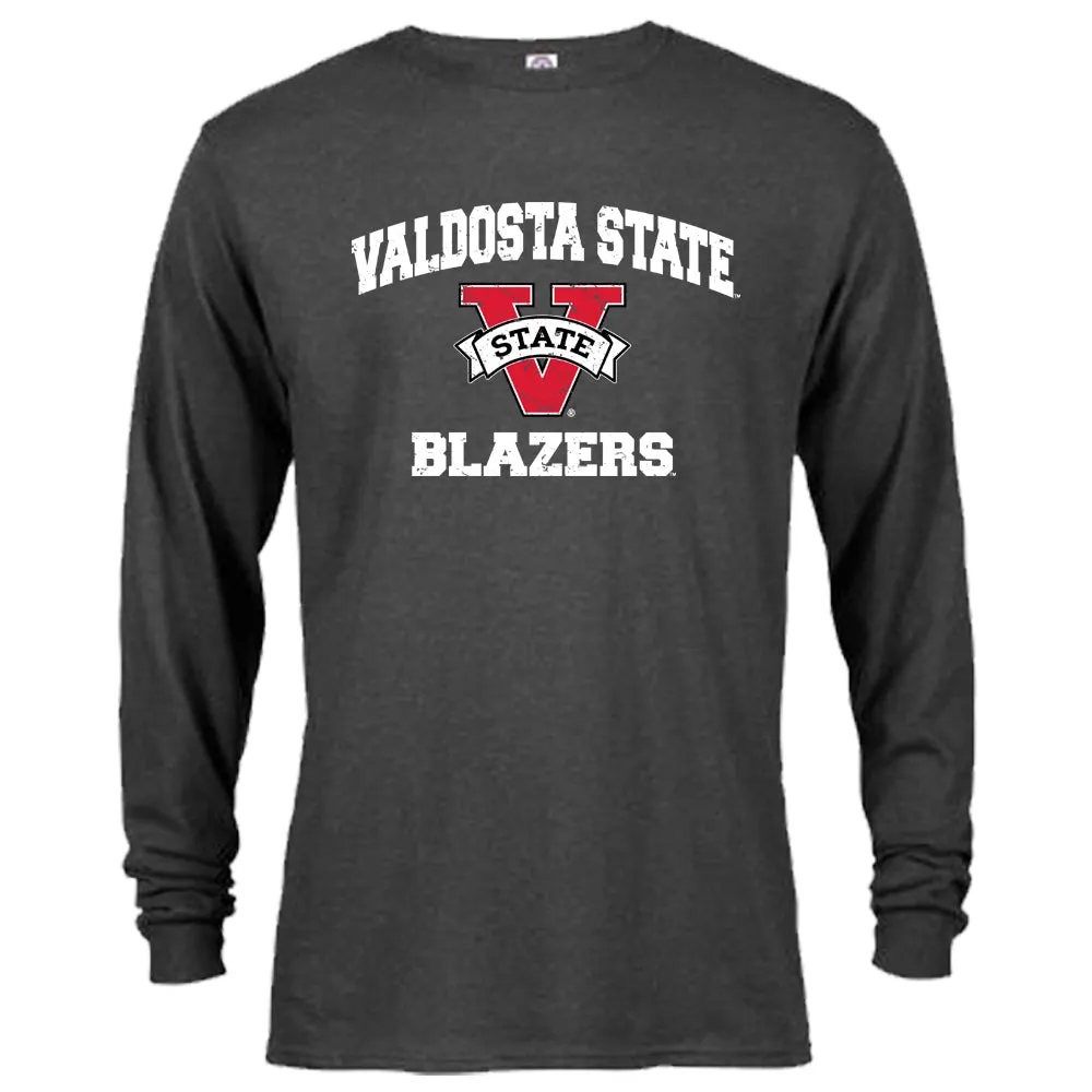 Valdosta State University VSU Blazers Distressed Retro Logo Long Sleeve T-Shirt